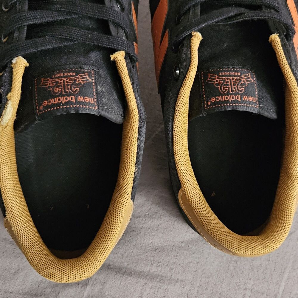 New Balance 212 Pro Court Sneakers Mens Size 10 Black Rust Orange Skateboard BMX - Picture 6 of 12
